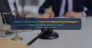 Safe & Sustainable Law Firm Marketing Strategies That Actually Work in 2026